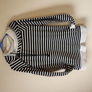 & double hooded sweatshirt